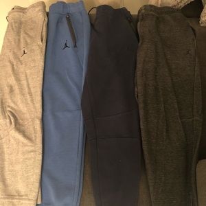 Lot of 4 Jordan sweats/joggers. 3 are L, 1 is XL